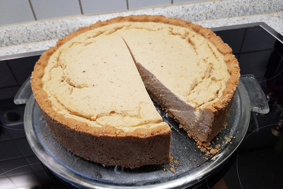 Veganer Käsekuchen mit Sojaquark