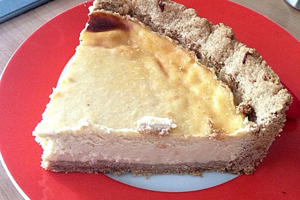 Veganer Käsekuchen mit Sojaquark