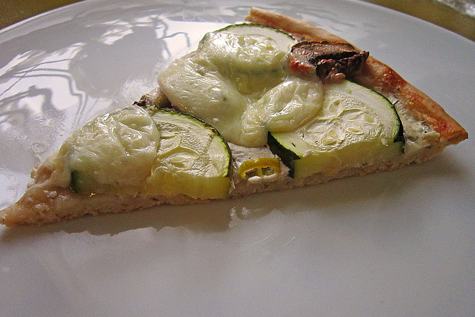 Grüne Pizza