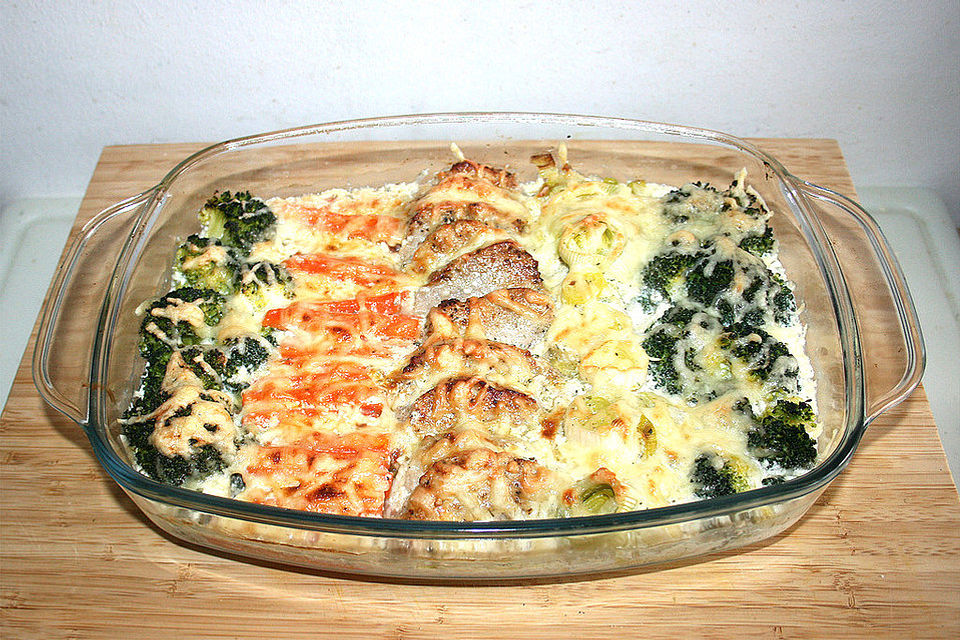 Schweinefilet-Gratin