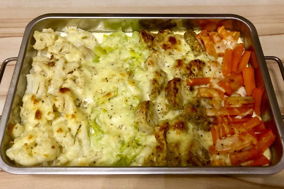 Schweinefilet-Gratin