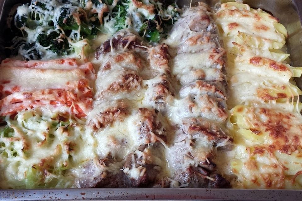 Schweinefilet-Gratin