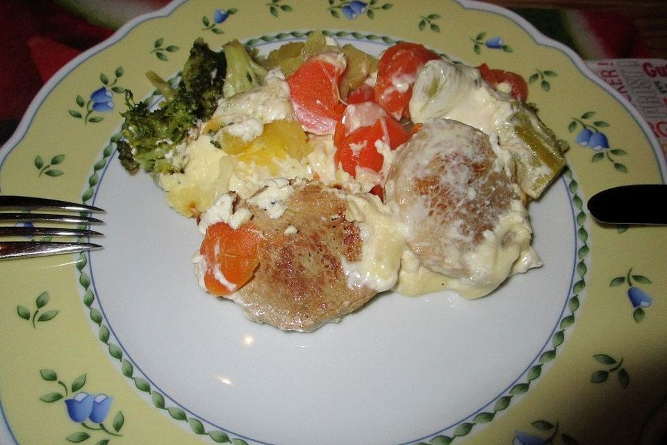 Schweinefilet-Gratin