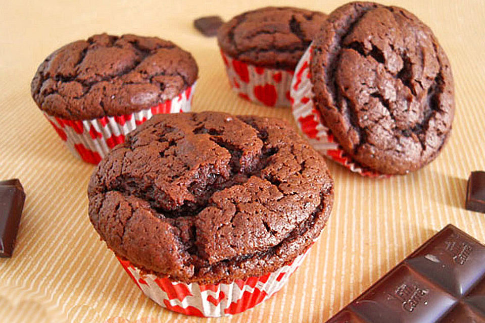 Schokoladenpudding-Muffins