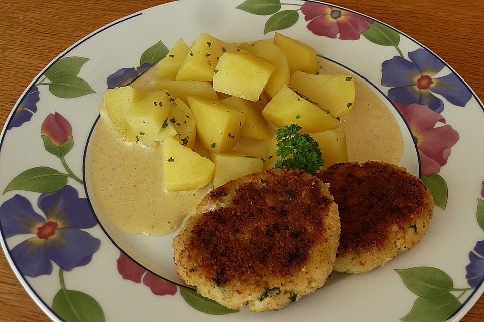 Fischlaibchen gebraten mit Fischsauce