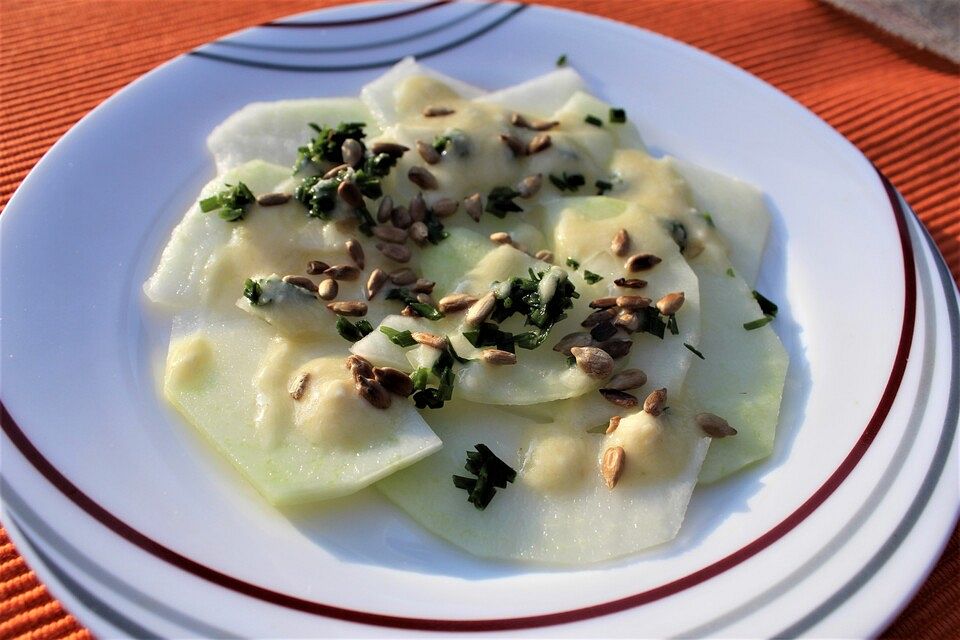 Kohlrabi-Carpaccio