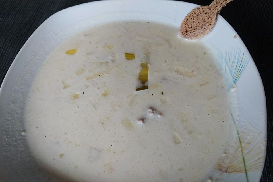 Käse - Lauch Suppe