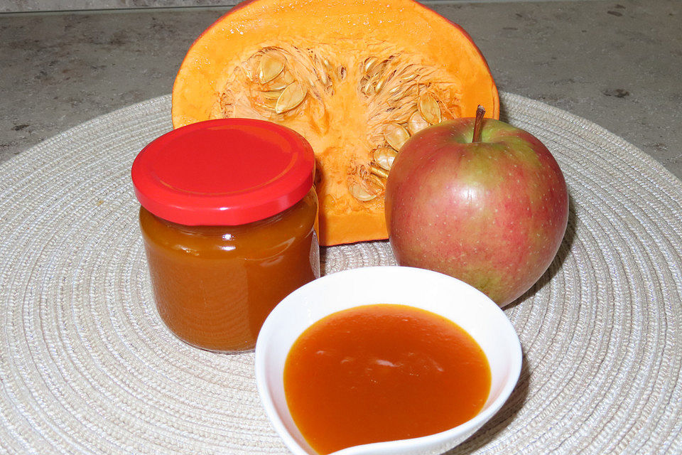 Kürbis-Apfel-Marmelade