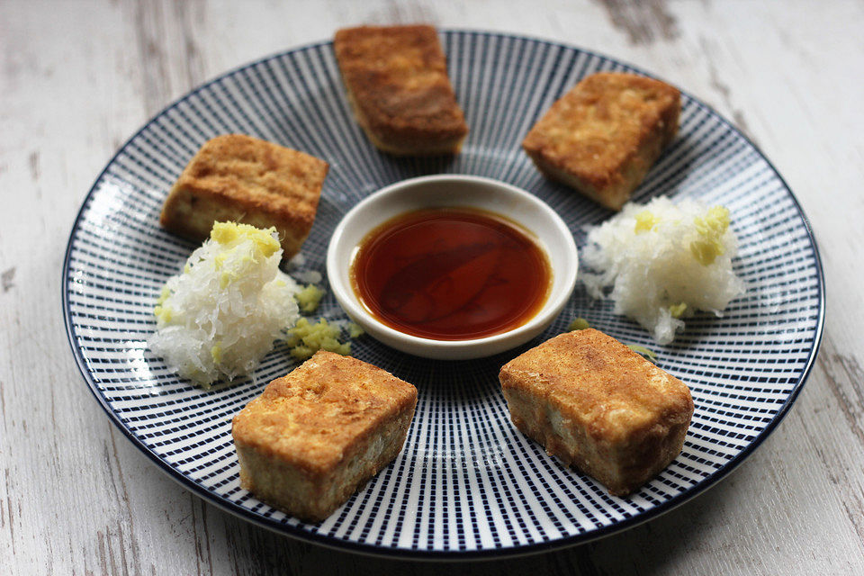 Gebackener Tofu