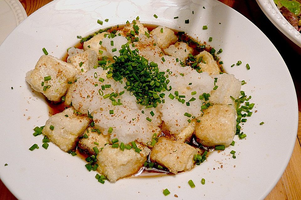 Frittierter Tofu