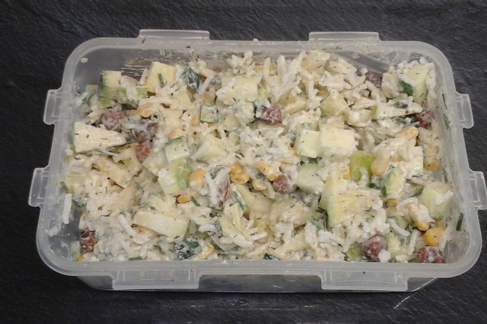 Zucchini-Reissalat