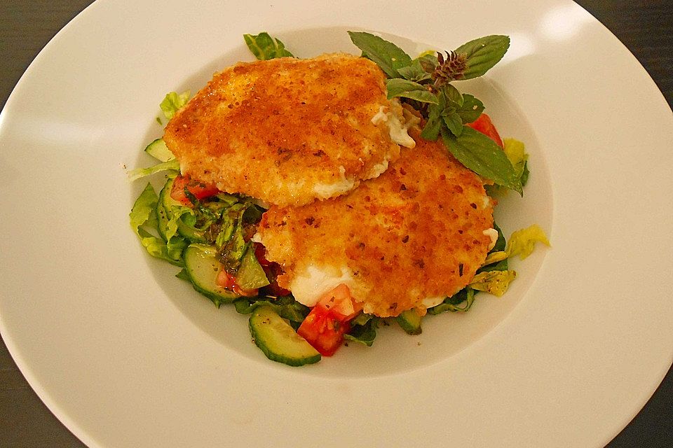 Gebackener Mozzarella