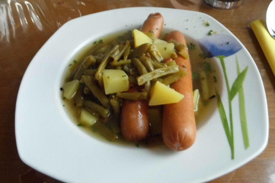 Grüne Bohnensuppe