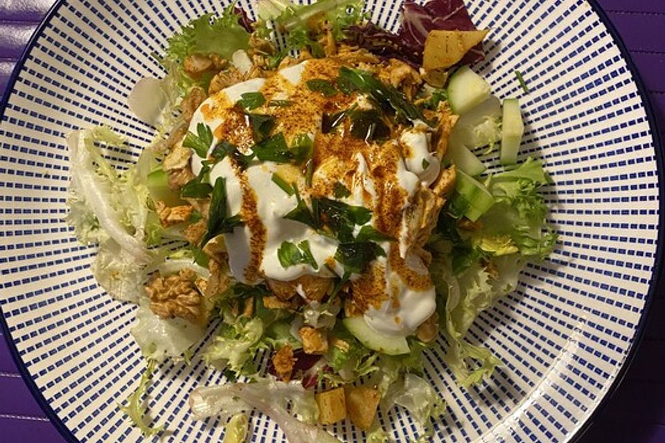 Türkischer Hähnchensalat