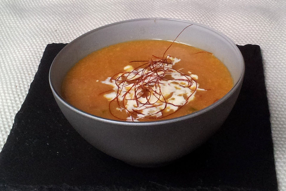 Kürbis-Currysuppe