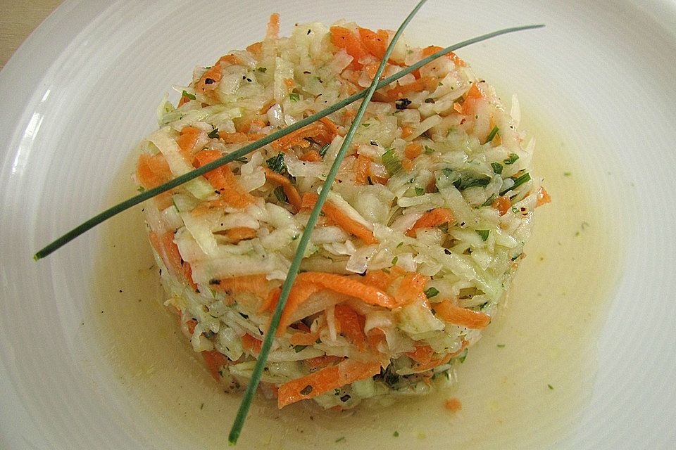 Andreas Kohlrabi-Möhren-Salat