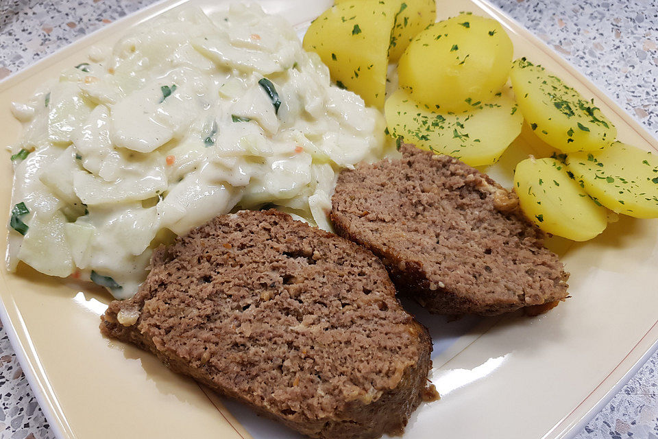 Einfacher Hackbraten