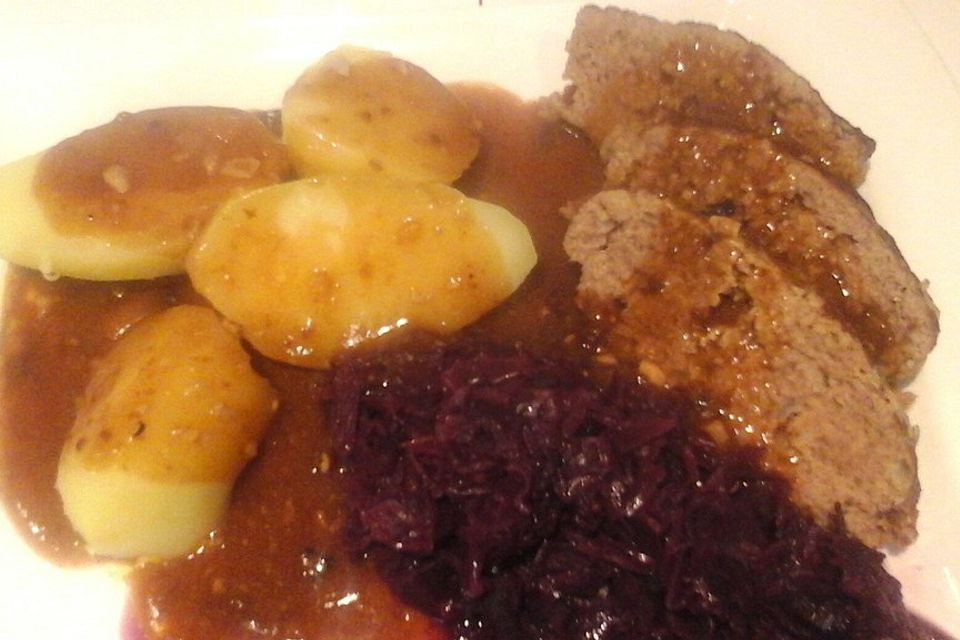 Einfacher Hackbraten