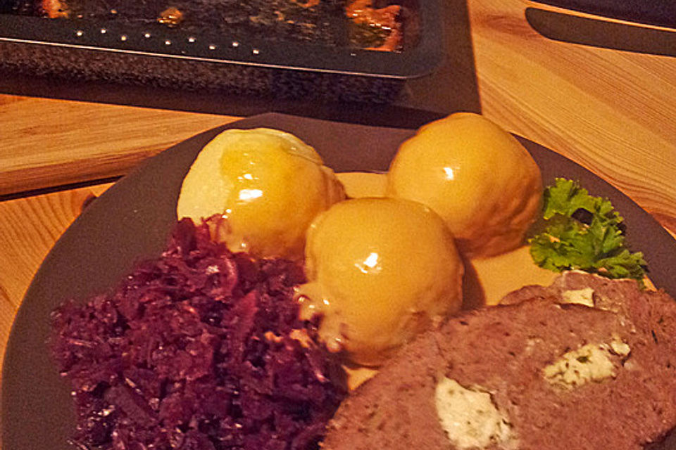 Hackbraten mit Schafskäse