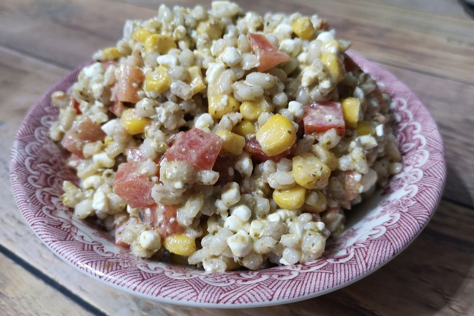 Eblysalat mit Hüttenkäse