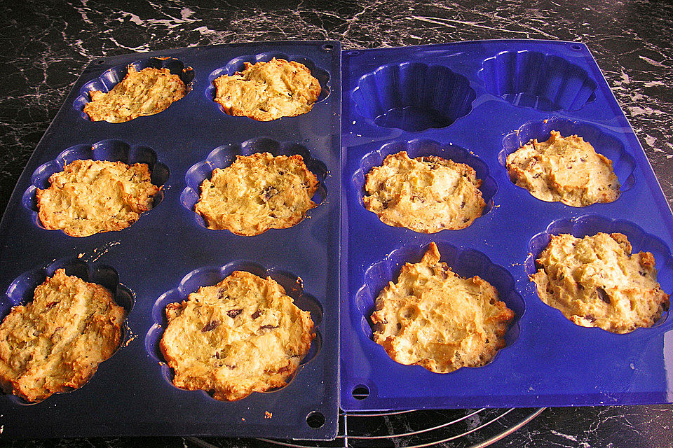 Kartoffelmuffins "mediterran"