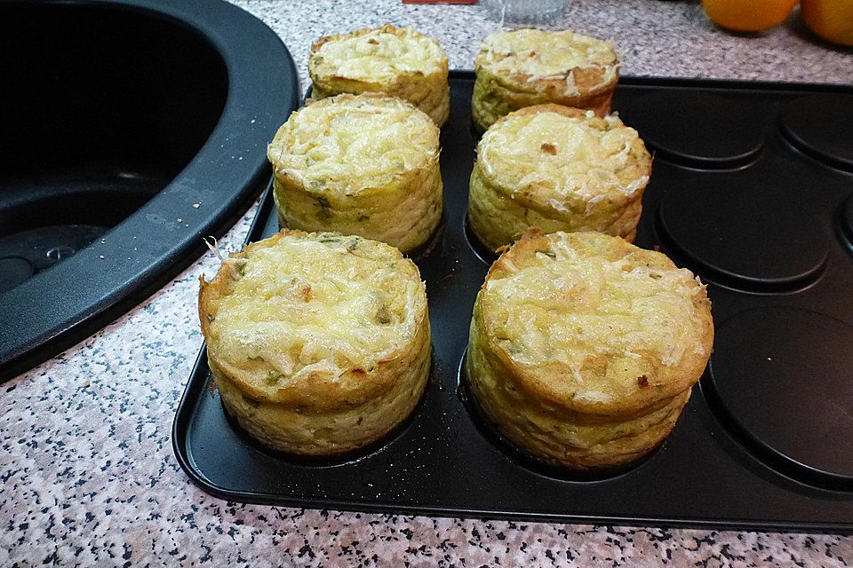 Kartoffelmuffins "mediterran"