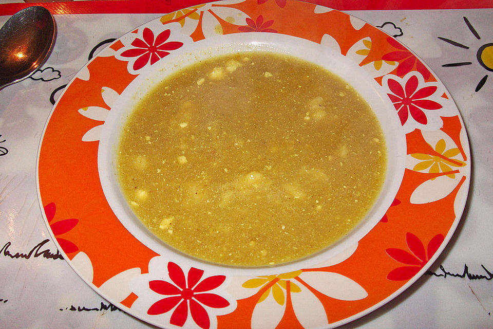 Bananen-Curry-Suppe