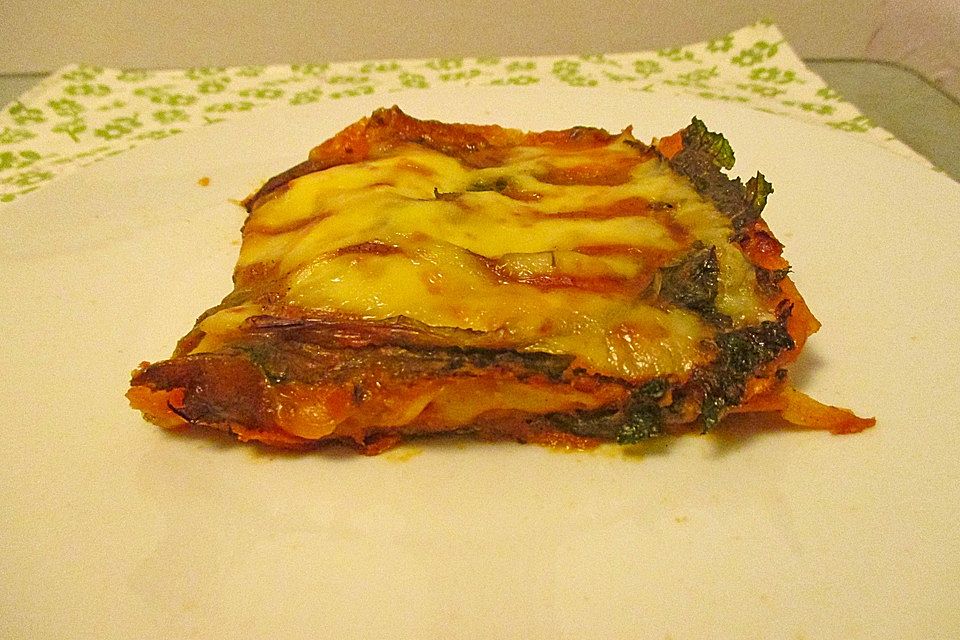 Wirsing-Schinken-Lasagne