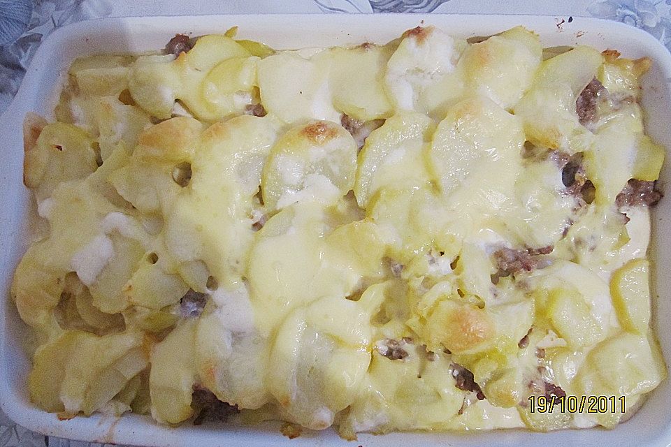 Kartoffelauflauf mit Hackfleisch