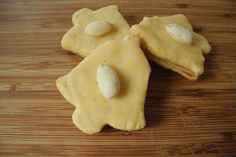 Orangen-Marzipan-Plätzchen