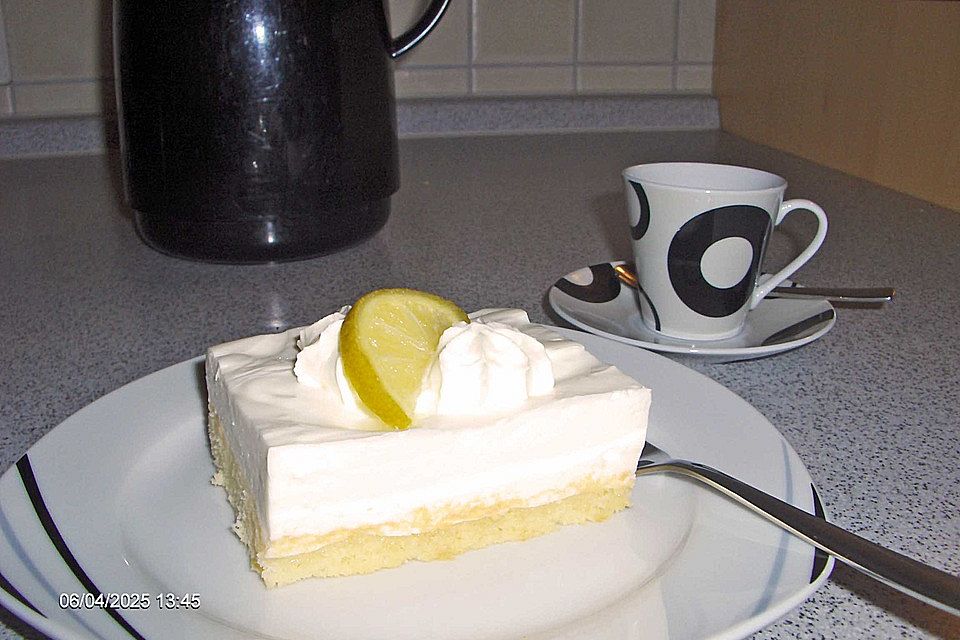 Limetten-Mascarpone-Schnitten