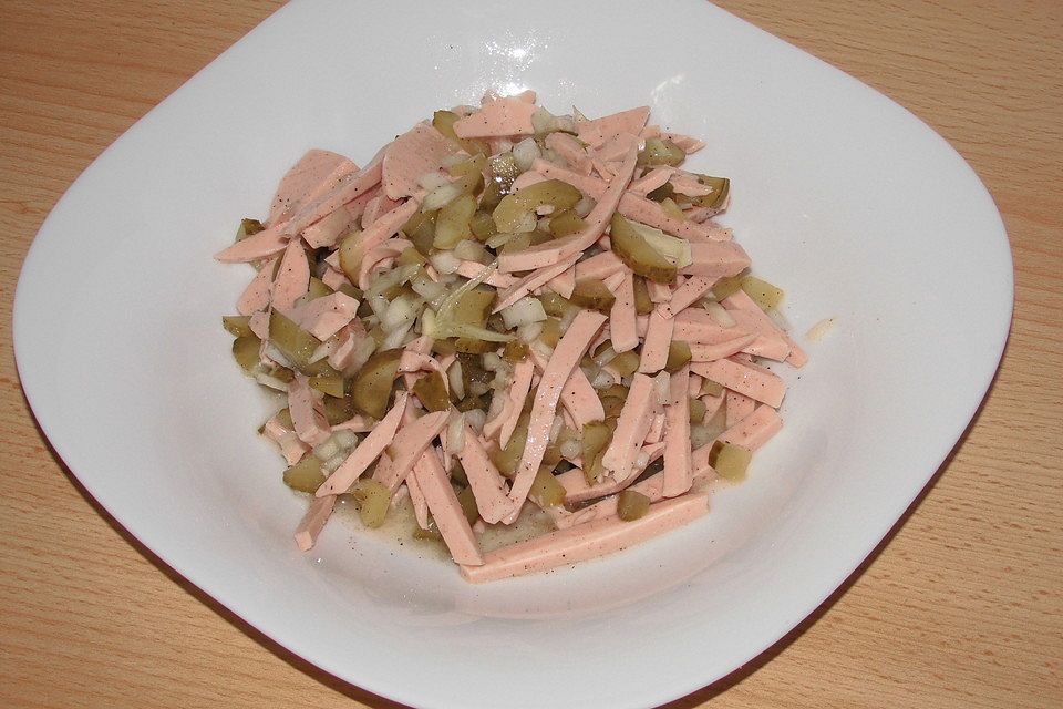 Wurstsalat, süß und pikant