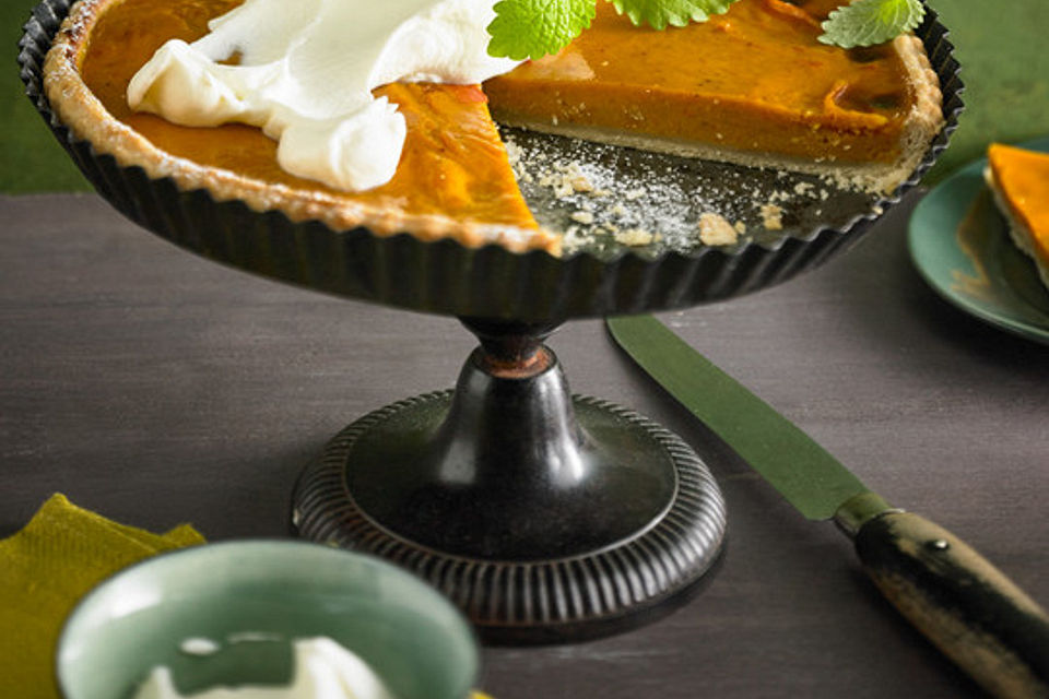 Amerikanischer authentischer Pumpkin-Pie