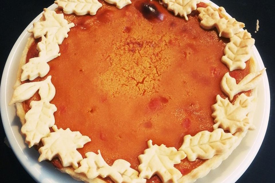 Amerikanischer authentischer Pumpkin-Pie