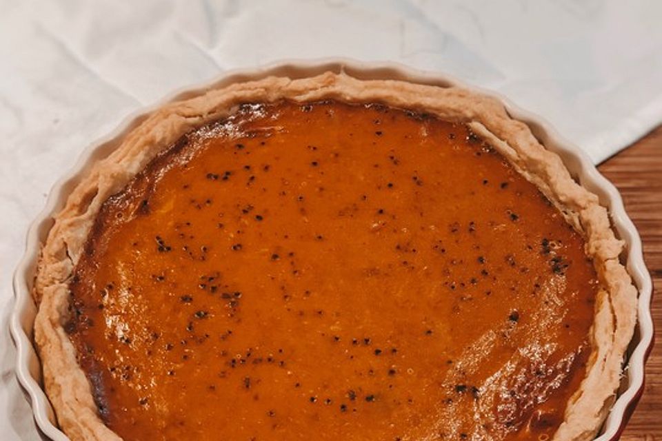 Amerikanischer authentischer Pumpkin-Pie