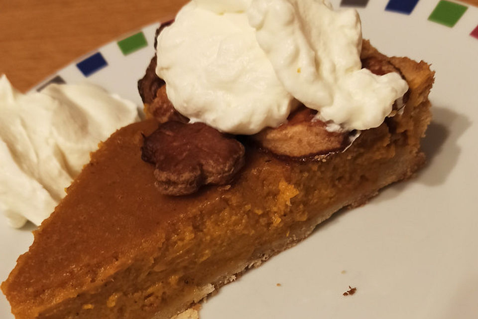 Amerikanischer authentischer Pumpkin-Pie