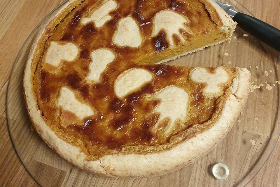 Amerikanischer authentischer Pumpkin-Pie