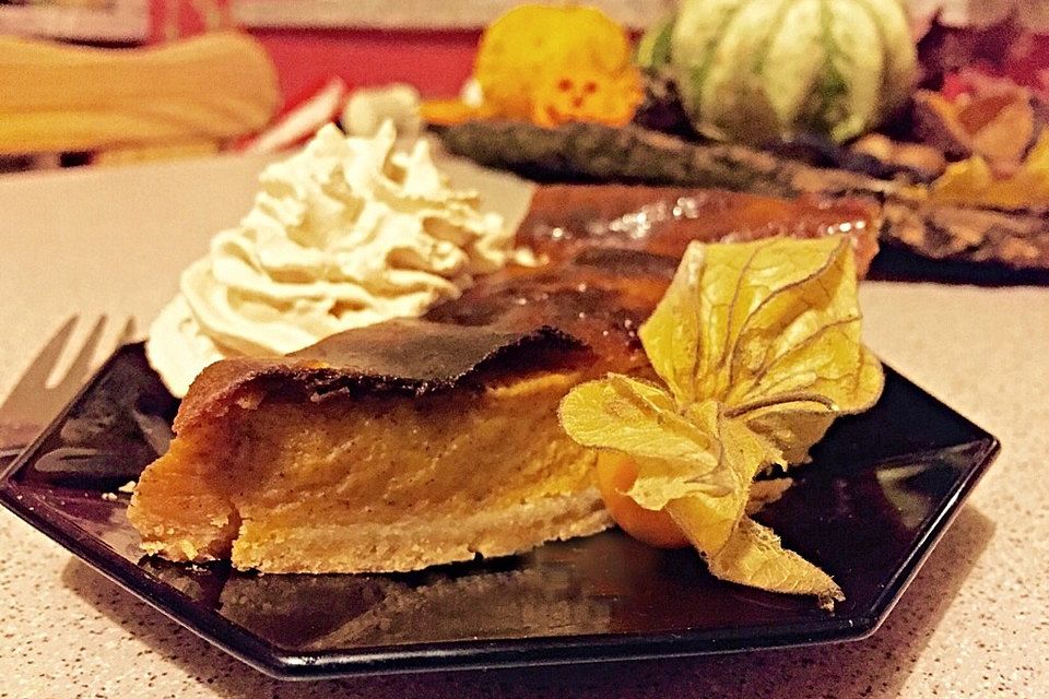 Amerikanischer authentischer Pumpkin-Pie