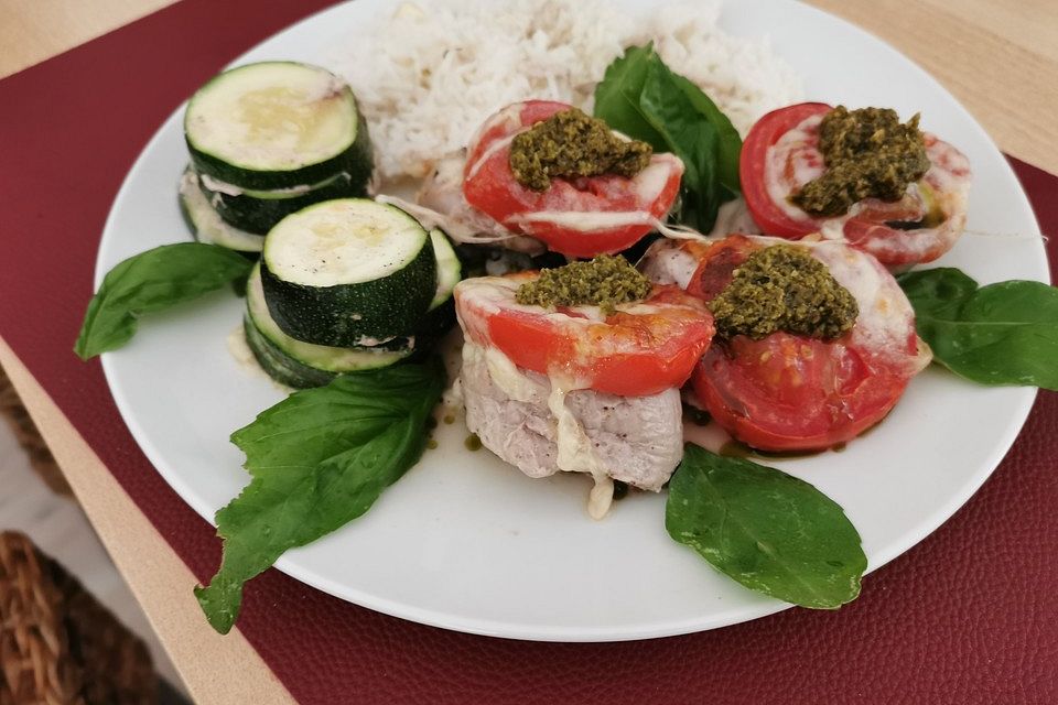 Schweinefilet "Caprese"