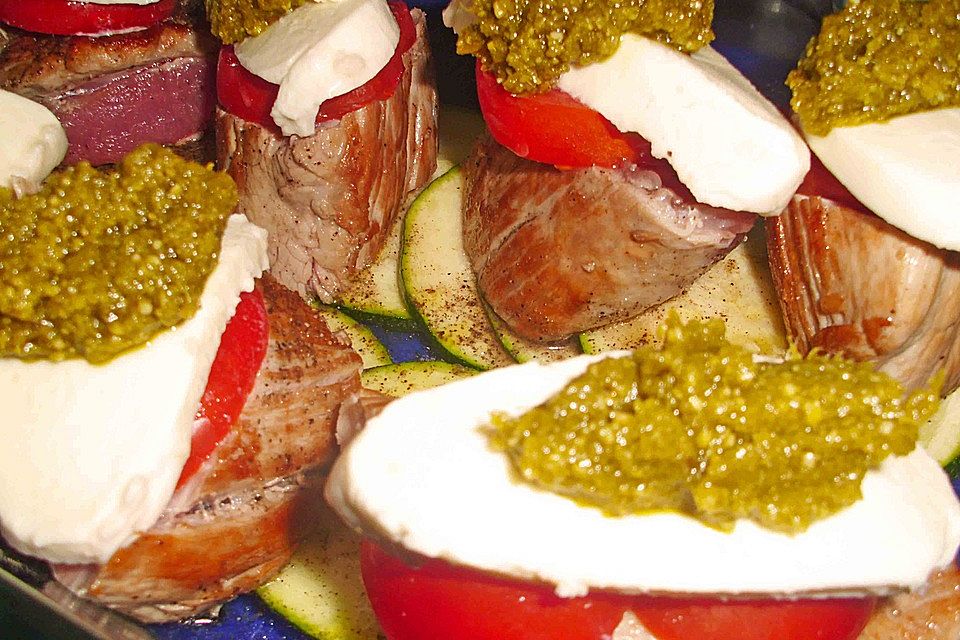 Schweinefilet "Caprese"