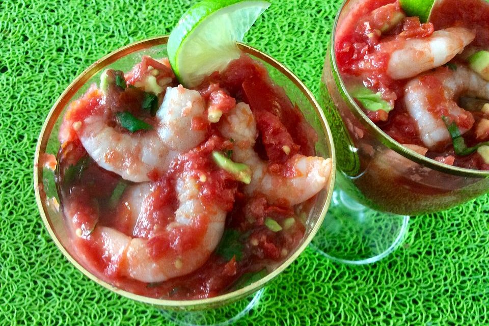 Mexikanischer Shrimps-Cocktail