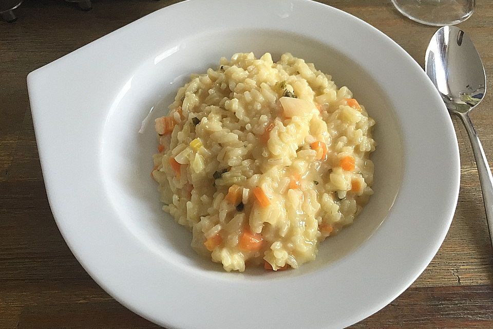 Fenchelrisotto mit Karotten