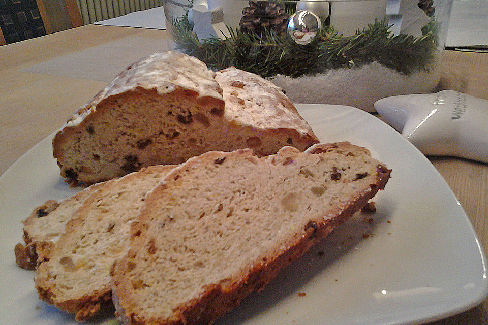 Christstollen ohne Nüsse