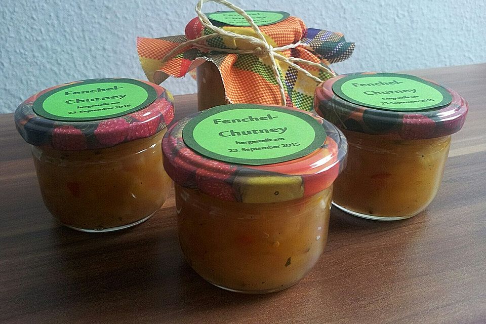 Apfel-Fenchel-Zwiebel-Chutney