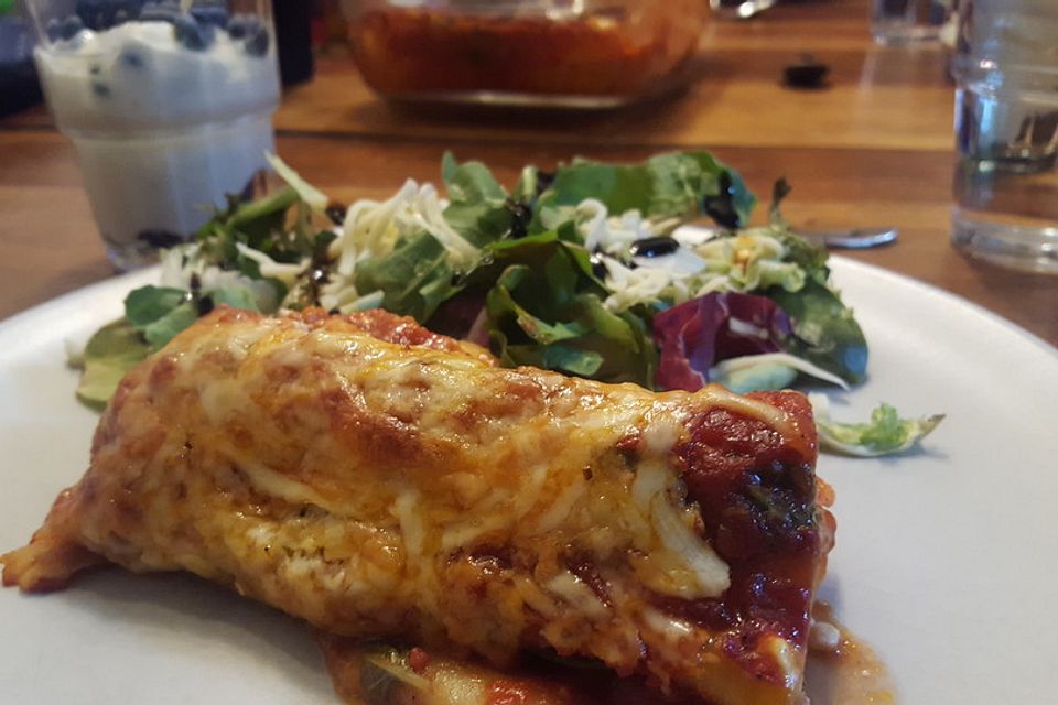 Cannelloni mit Frischkäsefüllung