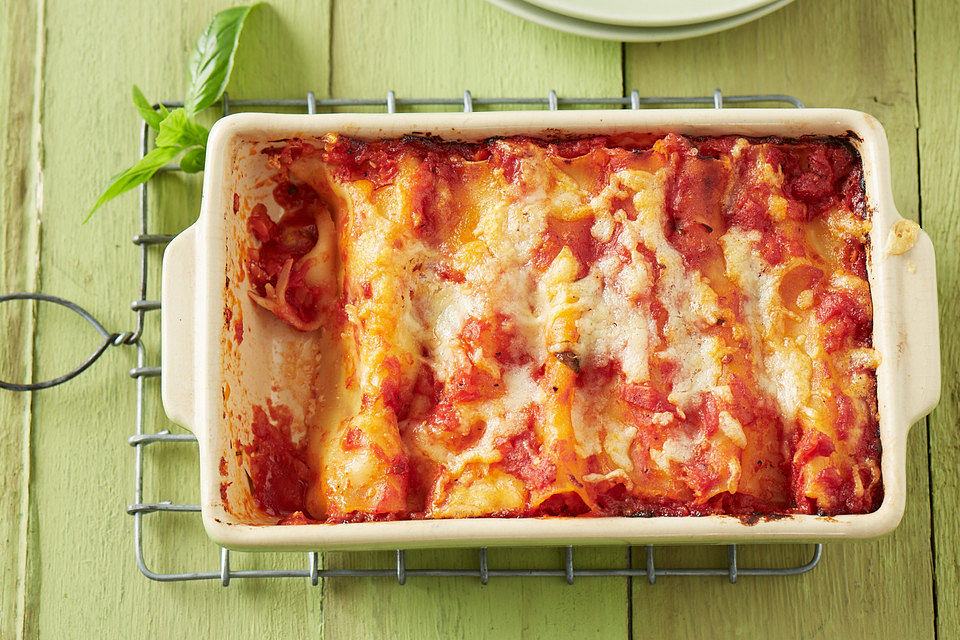 Cannelloni mit Frischkäsefüllung