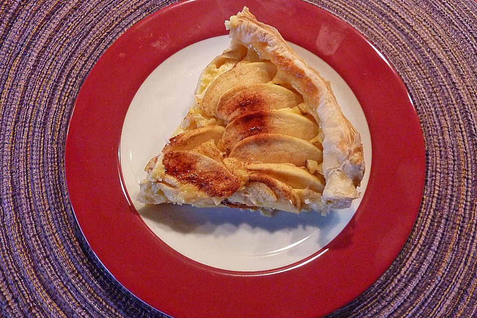 Apfeltarte mit Blätterteig