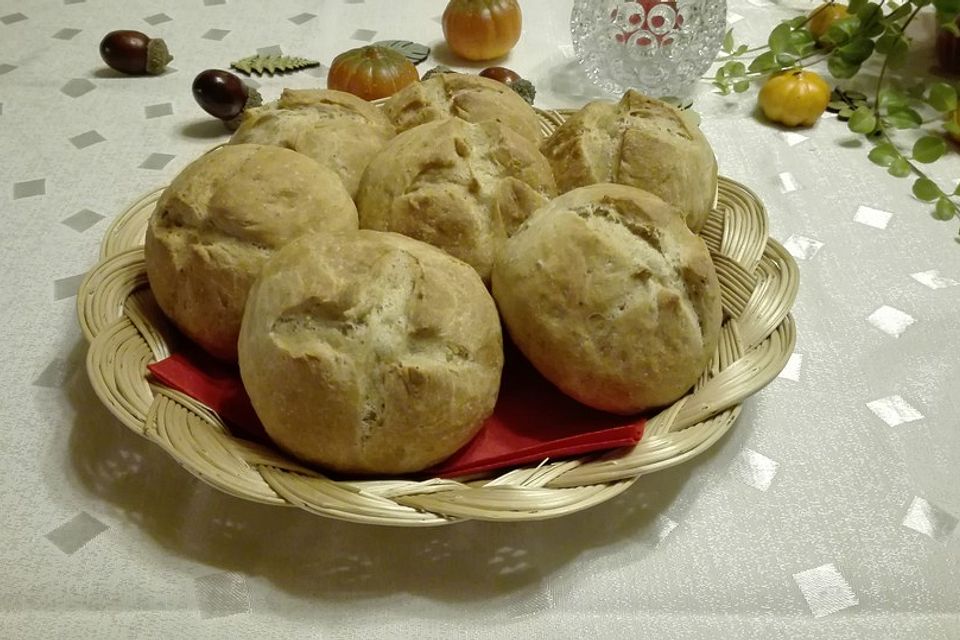 Joghurt-Walnussöl-Brötchen