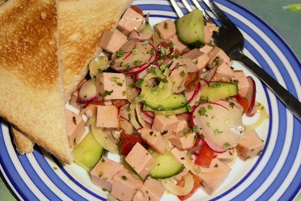 Leberkäsesalat