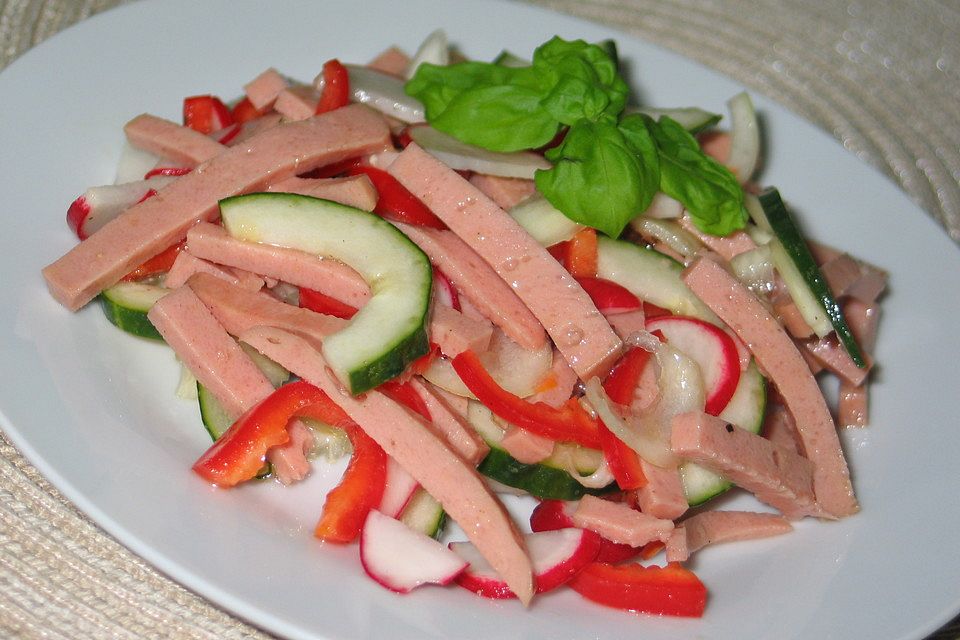 Leberkäsesalat